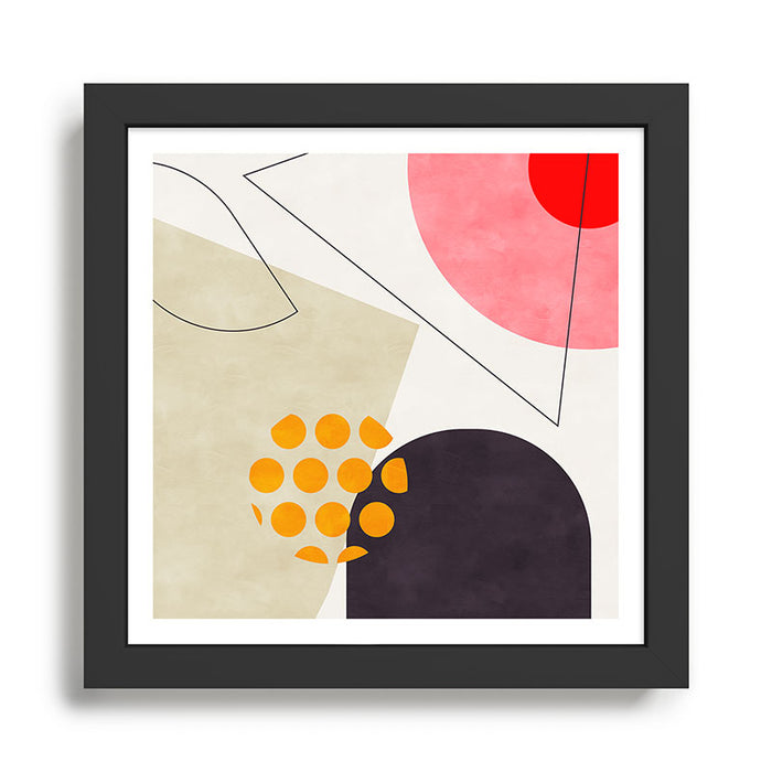 mid century geometry 2021 8 Framed Art Print Gallery Image 1