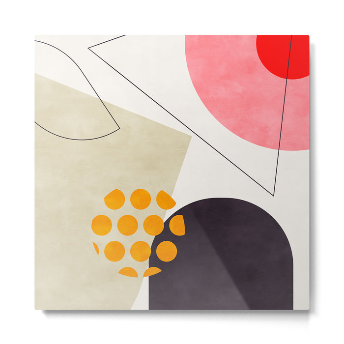 mid century geometry 2021 8 Metal Print Gallery Image 1