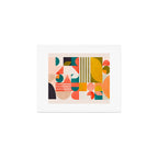 mid century geometry abstract shapes bauhaus 2 Art Print Gallery Image 1
