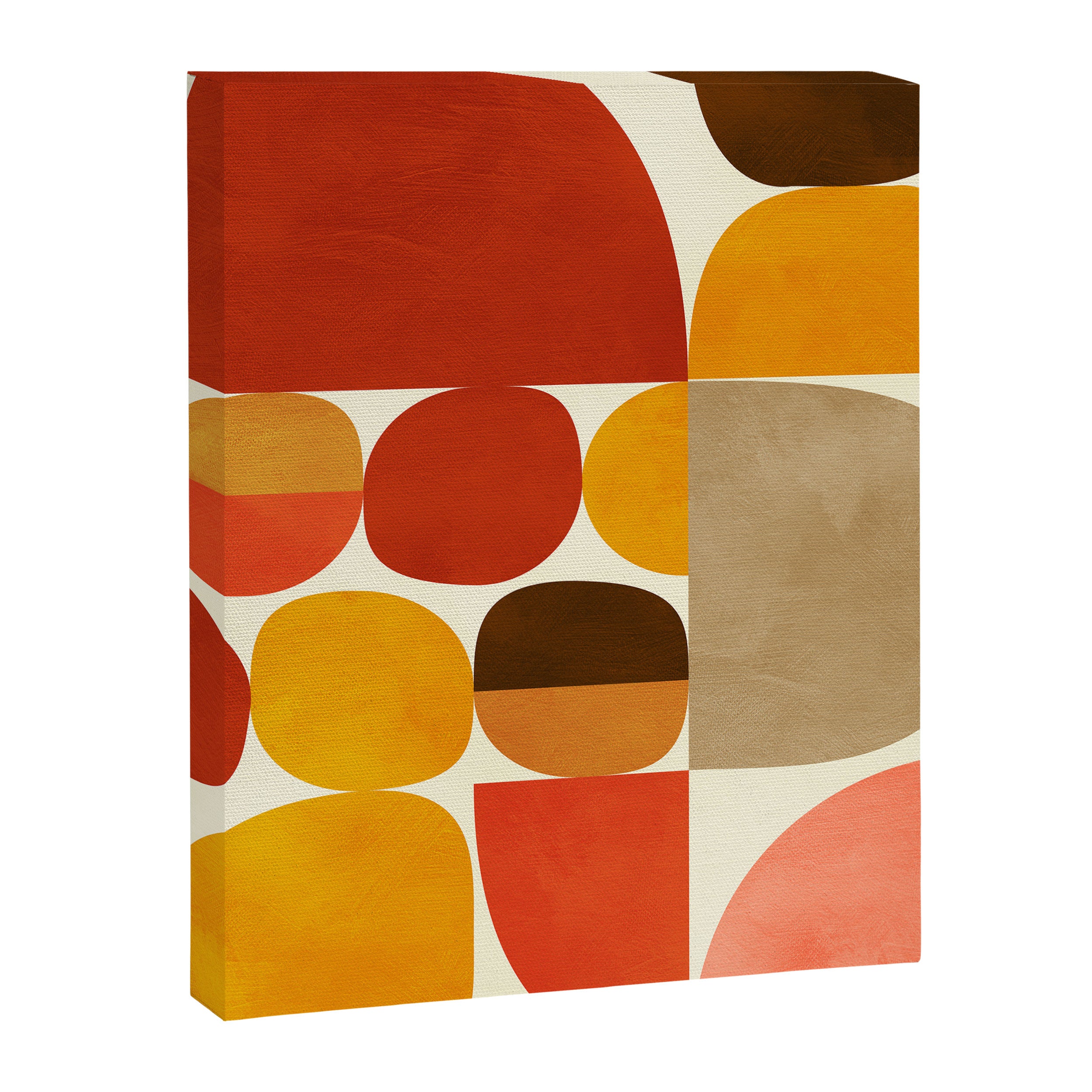 mid century geometry abstract 5 Canvas Print Gallery Image 6