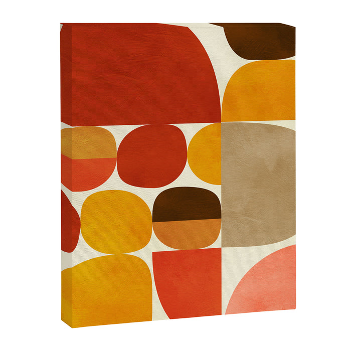 mid century geometry abstract 5 Canvas Print Gallery Image 1
