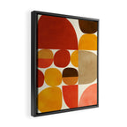 mid century geometry abstract 5 Framed Canvas Print Gallery Image 2