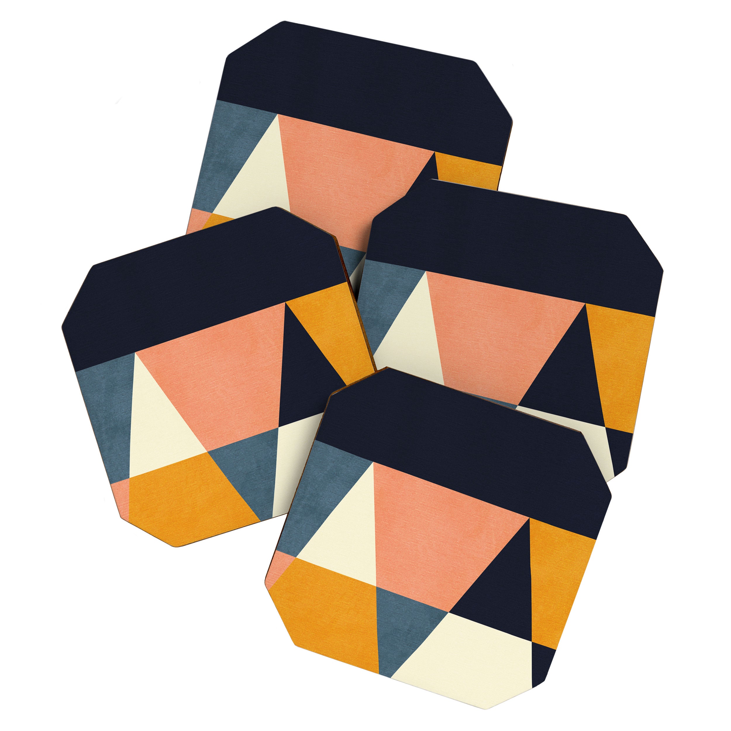 mid century geometry Coaster Gallery Image 1
