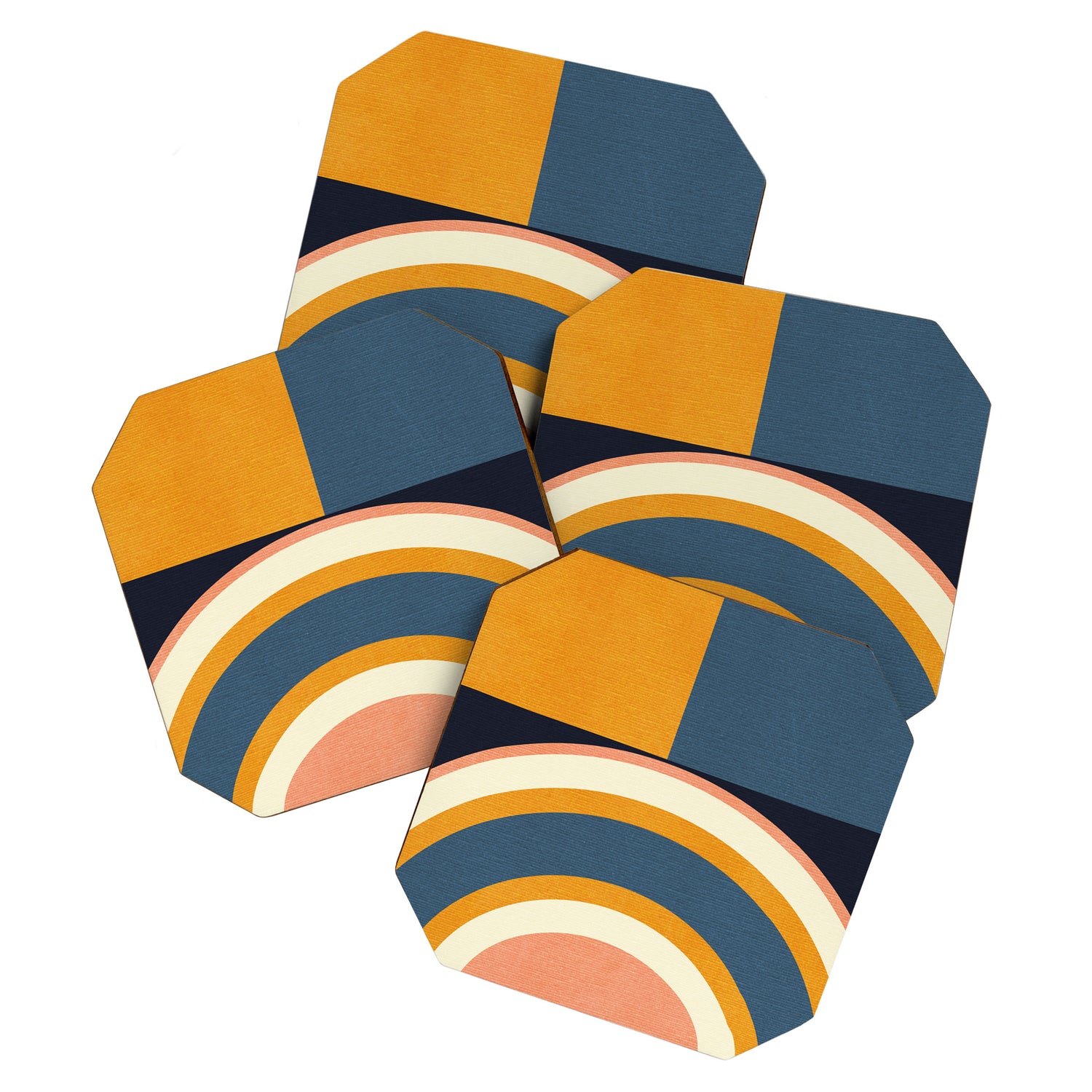 mid century geometry II Coaster Gallery Image 1