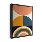 mid century geometry II Framed Canvas Print Gallery Image 2