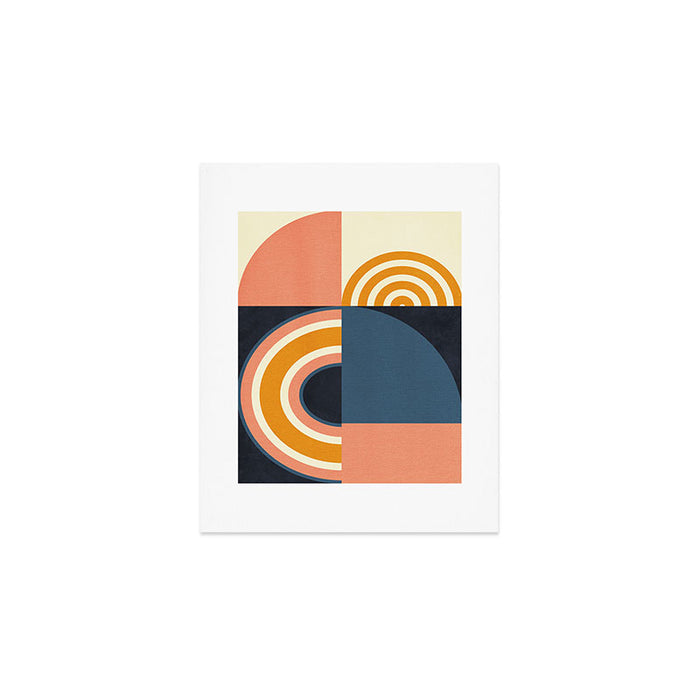 mid century geometry IV Art Print Gallery Image 1