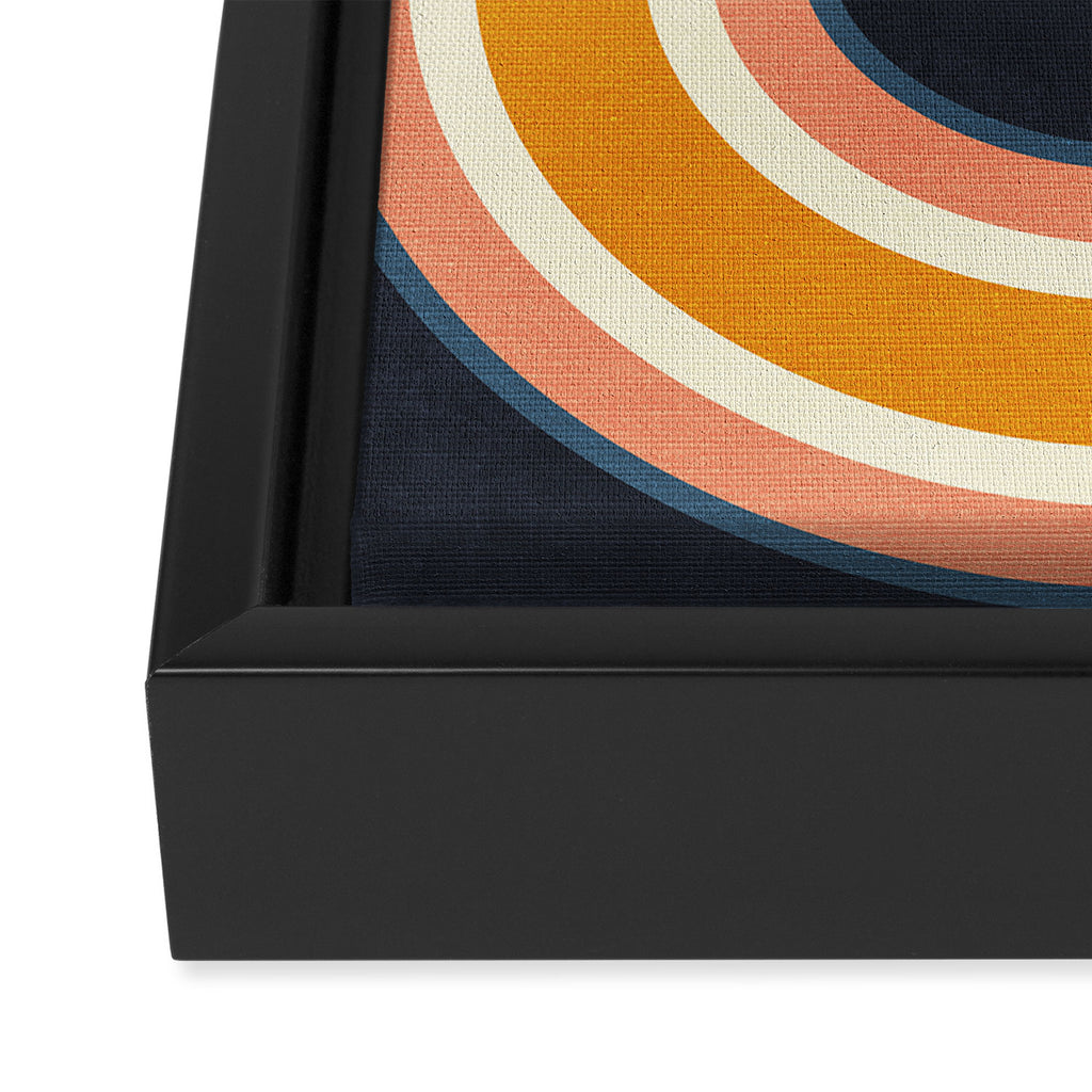 mid century geometry IV Framed Canvas Print Gallery Image 3