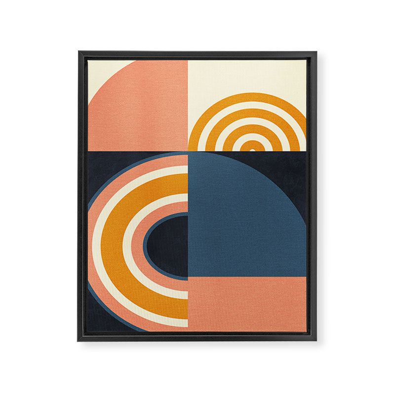 mid century geometry IV Framed Canvas Print Gallery Image 6