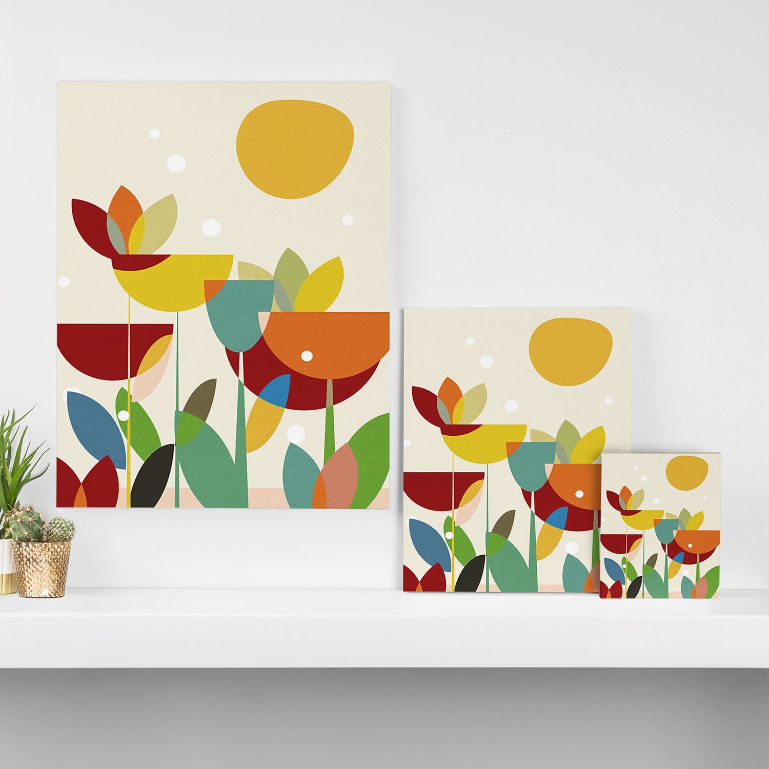 mid century Canvas Print Gallery Image 3