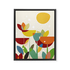mid century Framed Canvas Print Gallery Image 8