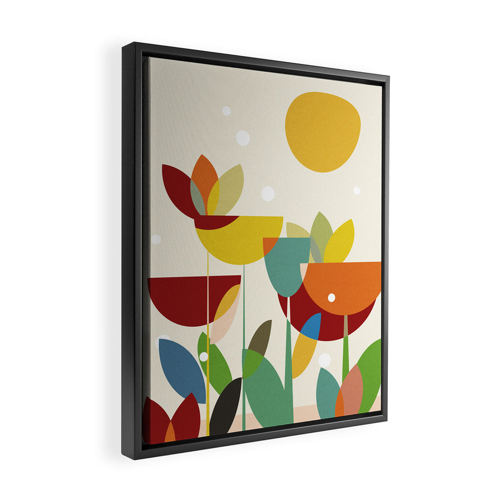 mid century Framed Canvas Print Gallery Image 2