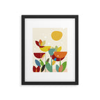 mid century Framed Art Print Gallery Image 6