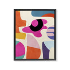 mid century modern abstract 9 Framed Canvas Print Gallery Image 8