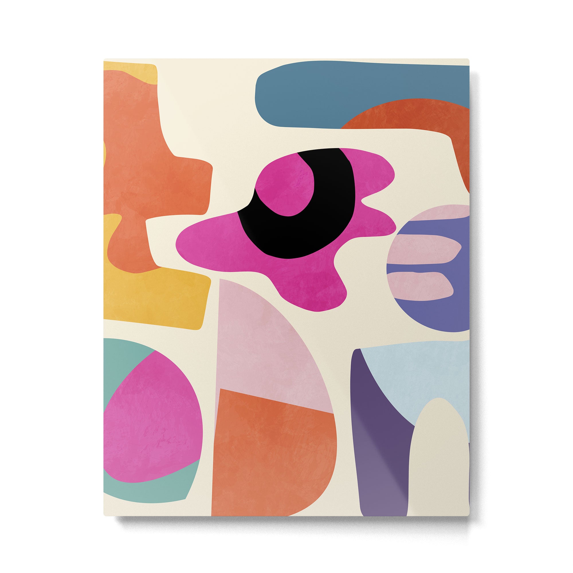 mid century modern abstract 9 Metal Print Gallery Image 6