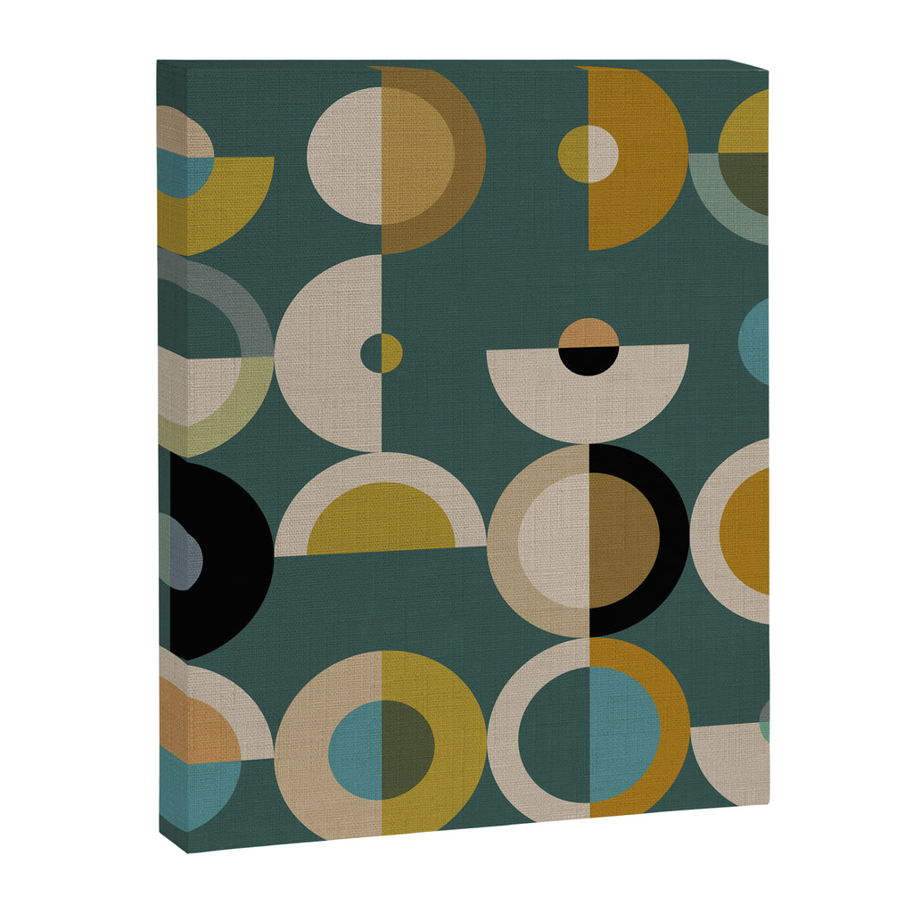 mid century modern geometric abstract pattern 24 Canvas Print Gallery Image 8