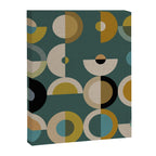 mid century modern geometric abstract pattern 24 Canvas Print Gallery Image 8