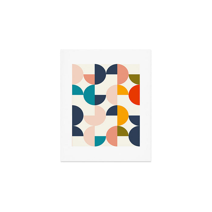 Mid Century Modern Geometry 2 Art Print Gallery Image 1