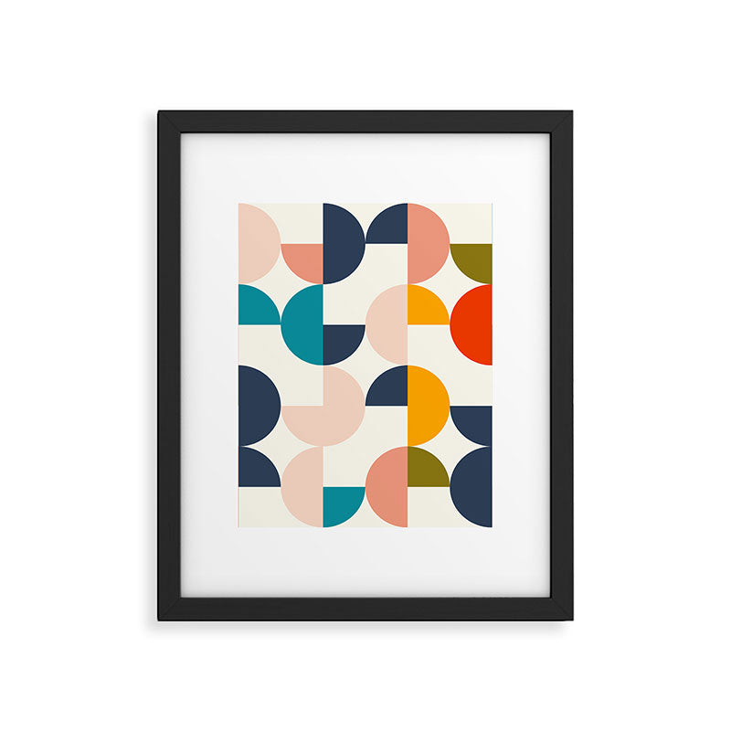 Mid Century Modern Geometry 2 Framed Art Print Gallery Image 6