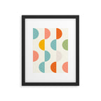 Mid Century Modern Geometry 3 Framed Art Print Gallery Image 6