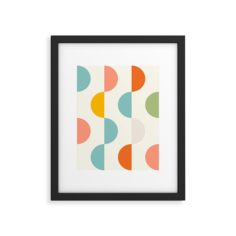 Mid Century Modern Geometry 3 Framed Art Print Gallery Image 6