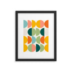 Mid Century Modern Geometry 4 Framed Art Print Gallery Image 6