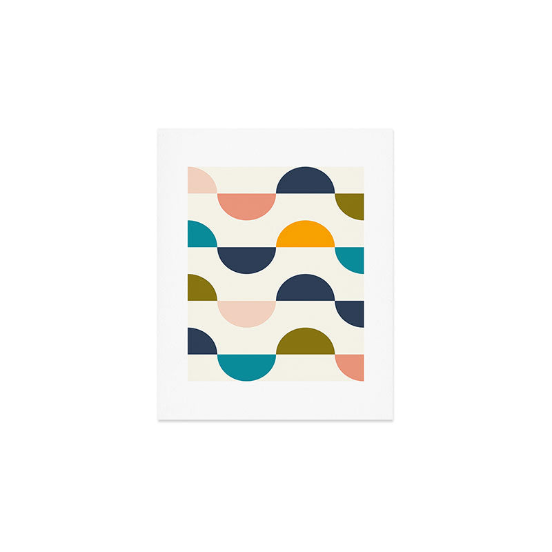 Mid Century Modern Geometry 5 Art Print Gallery Image 1