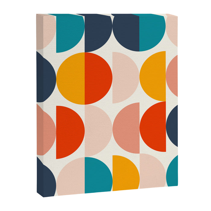 Mid Century Modern Geometry 6 Canvas Print Gallery Image 1