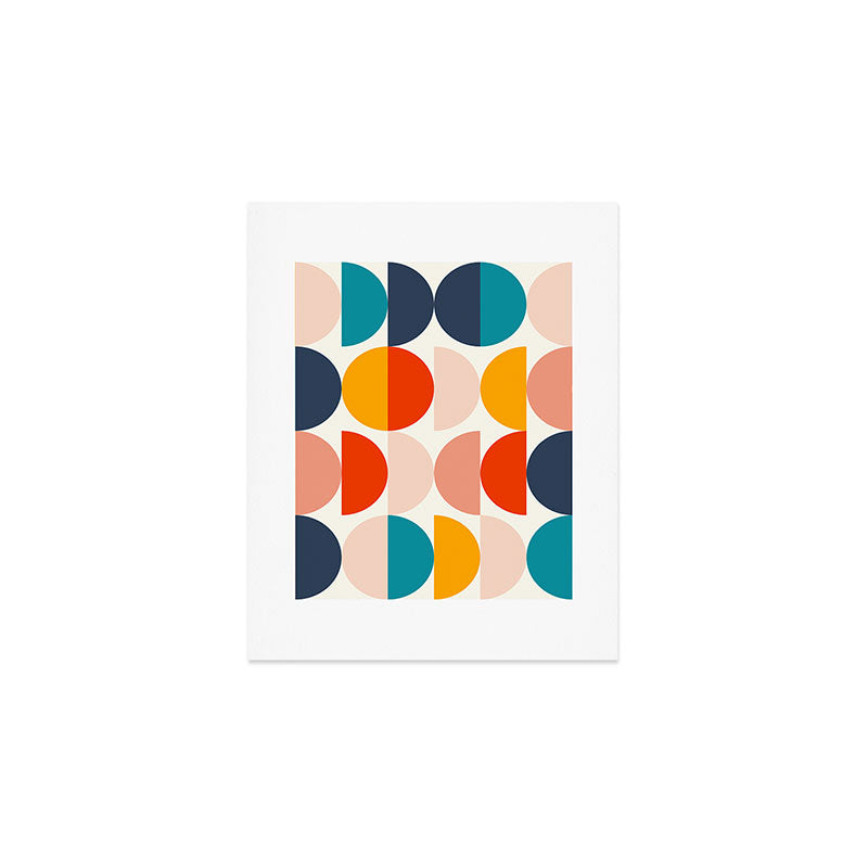 Mid Century Modern Geometry 6 Art Print Gallery Image 1