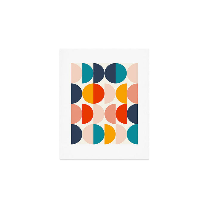 Mid Century Modern Geometry 6 Art Print Gallery Image 1