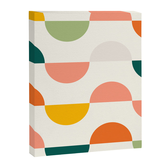 Mid Century Modern Geometry Canvas Print Gallery Image 1