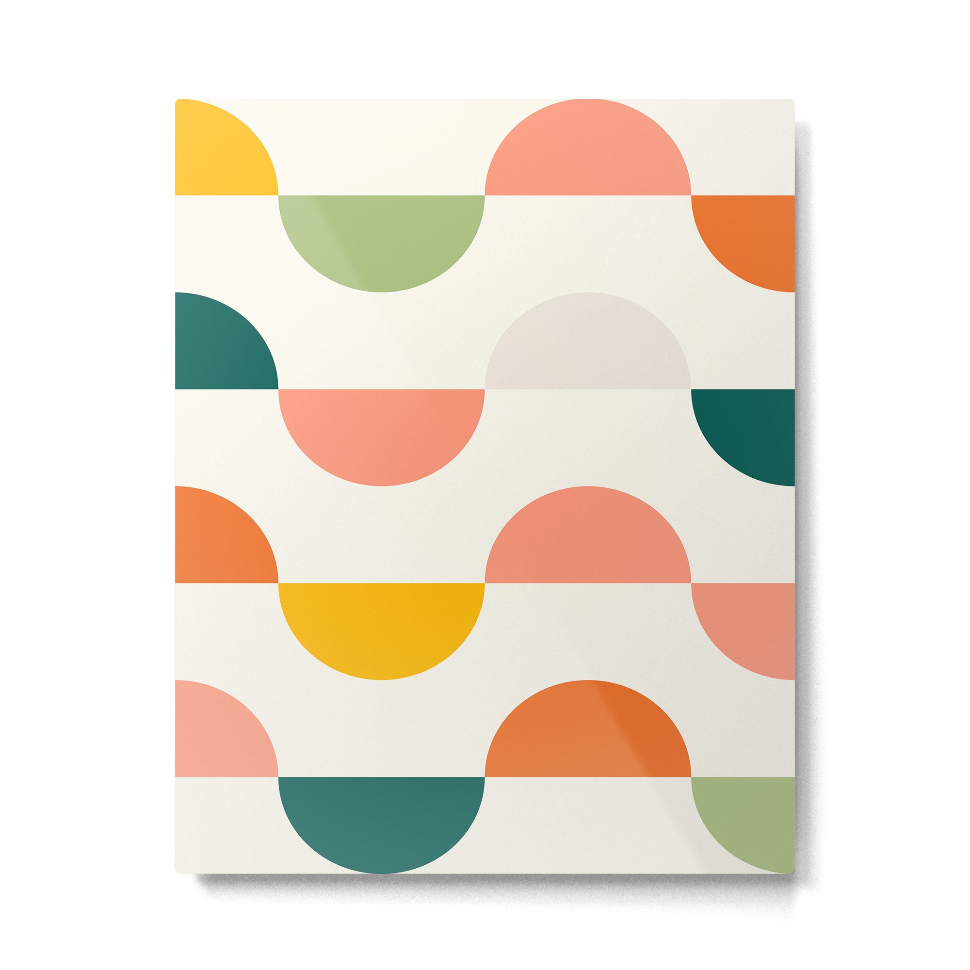 Mid Century Modern Geometry Metal Print Gallery Image 6