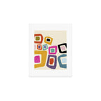 mid century modern minimal abstract 8 Art Print Gallery Image 1