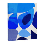 mid century modern organic blue 2 Canvas Print Gallery Image 8