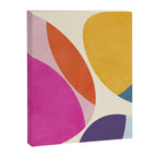 mid century modern semi-circles Canvas Print Gallery Image 8