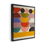 mid century modern shapes 6 22 Framed Canvas Print Gallery Image 2