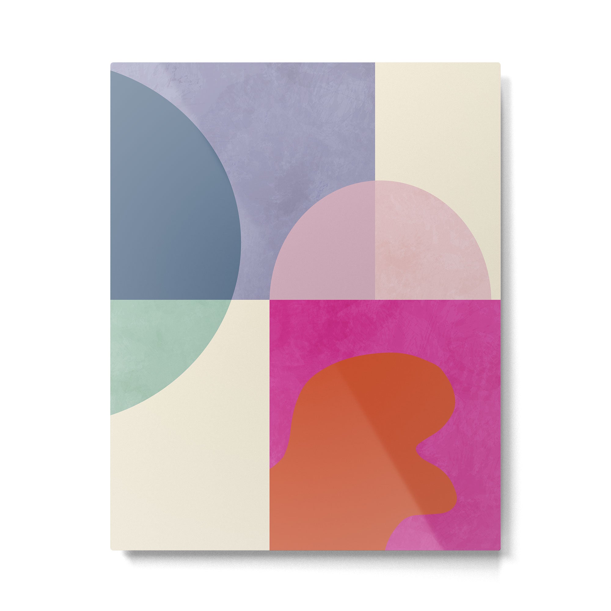 mid century modern shapes Metal Print Gallery Image 6