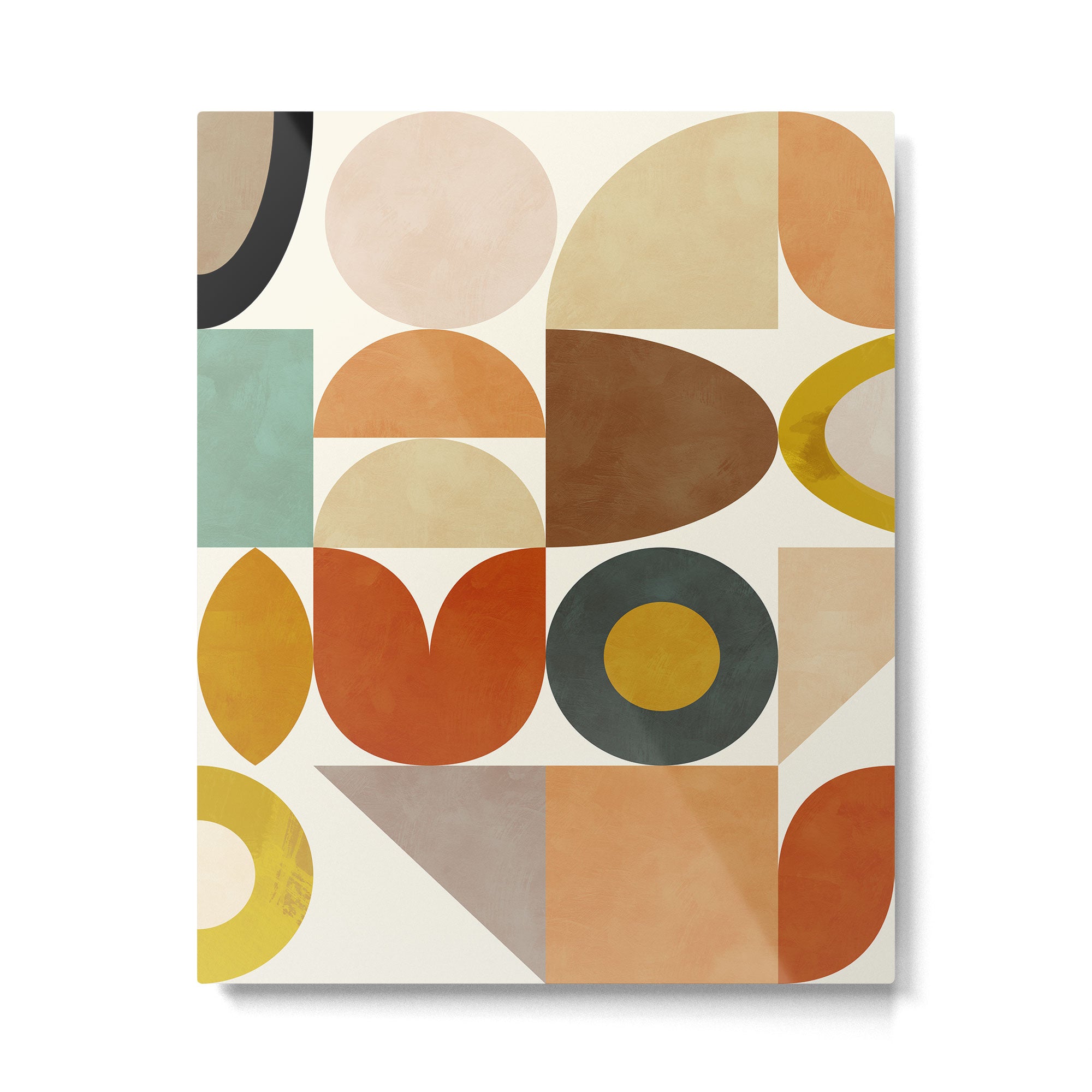mid century modern spring abstract collection 1 Metal Print Gallery Image 6