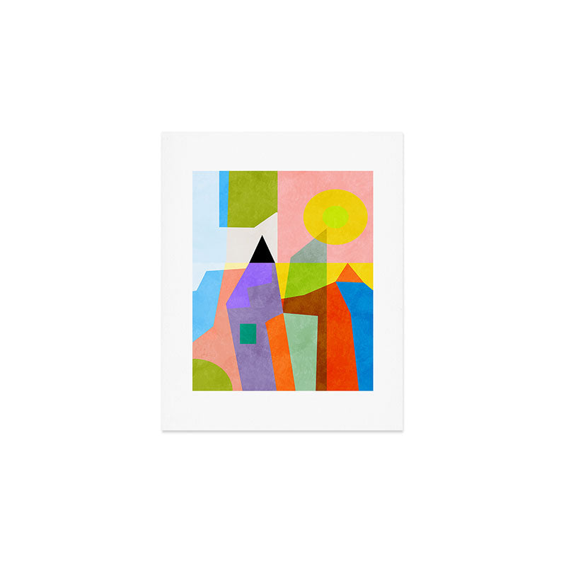 mid century modern spring III Art Print Gallery Image 1