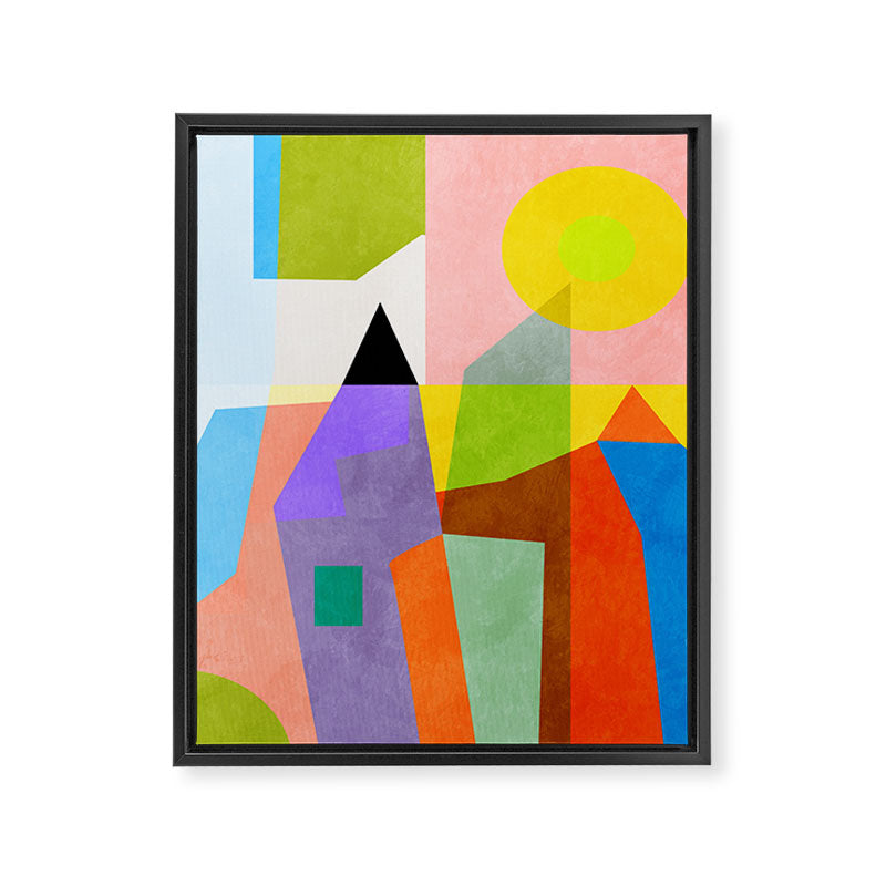 mid century modern spring III Framed Canvas Print Gallery Image 8