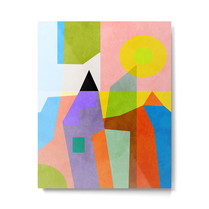 mid century modern spring III Metal Print Gallery Image 1