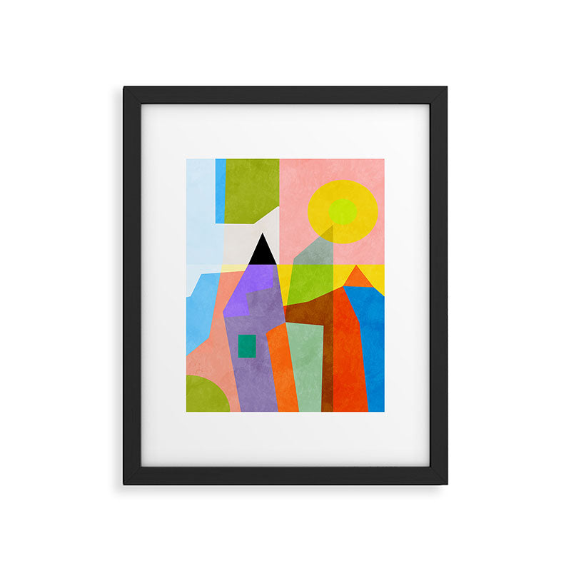 mid century modern spring III Framed Art Print Gallery Image 6