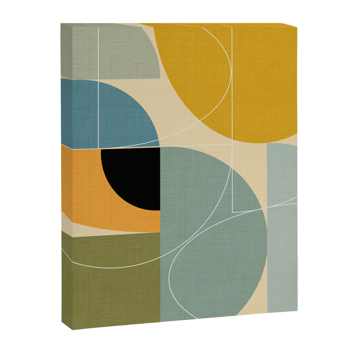 mid century modern winter 1 Canvas Print Gallery Image 1