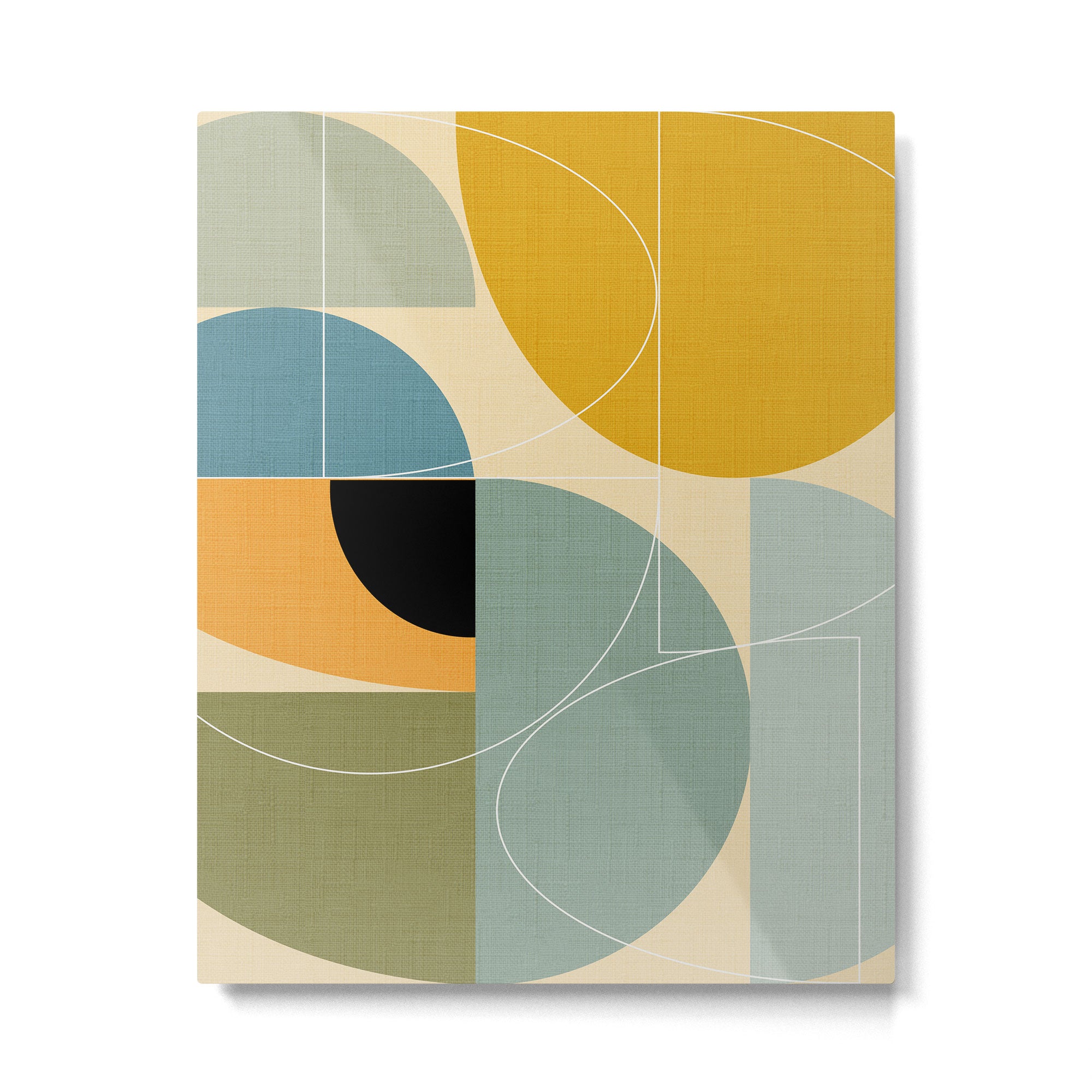 mid century modern winter 1 Metal Print Gallery Image 6