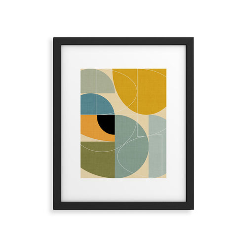 Mid Century Modern Winter 1 Framed Art Print Gallery Image 6