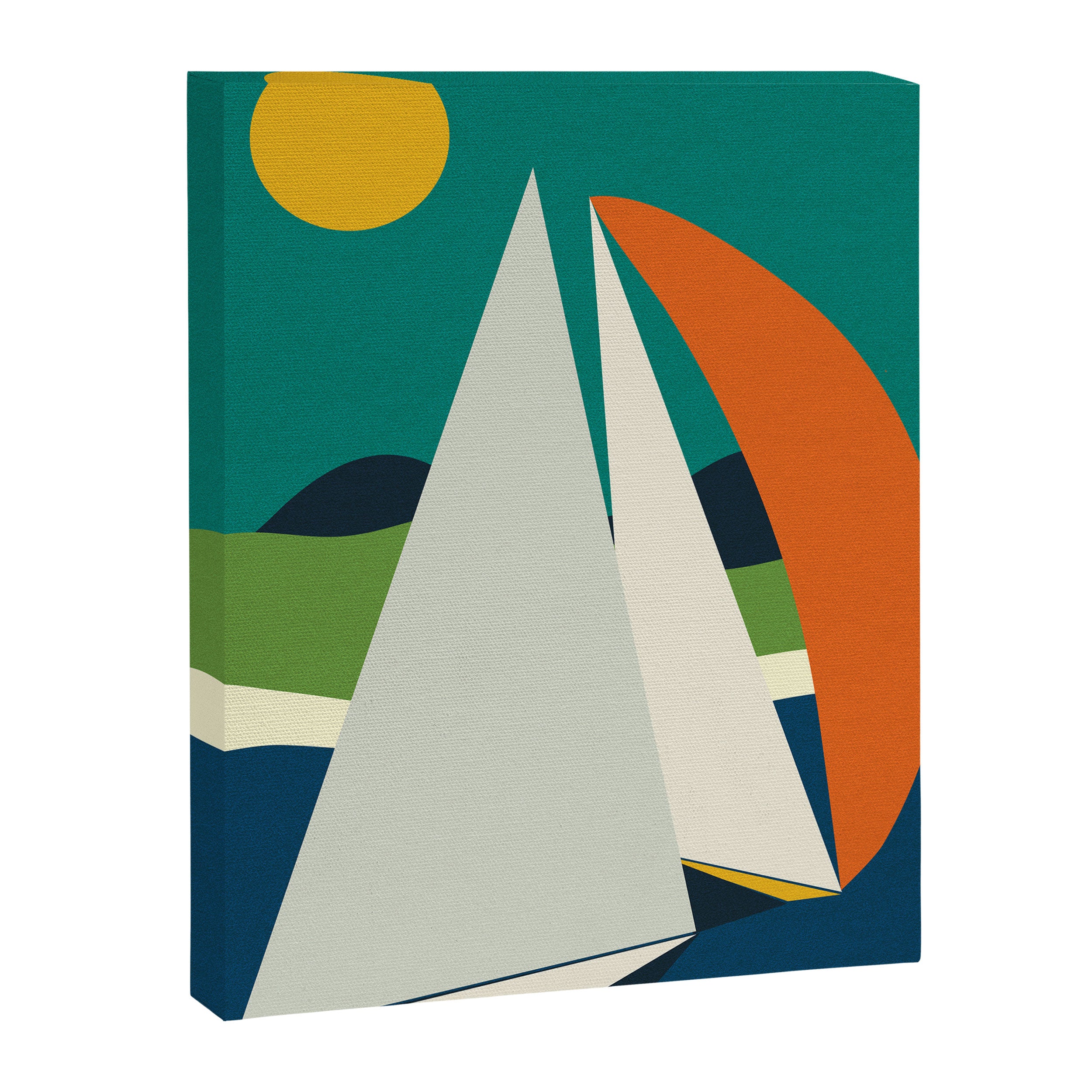 mid century sails Canvas Print Gallery Image 6