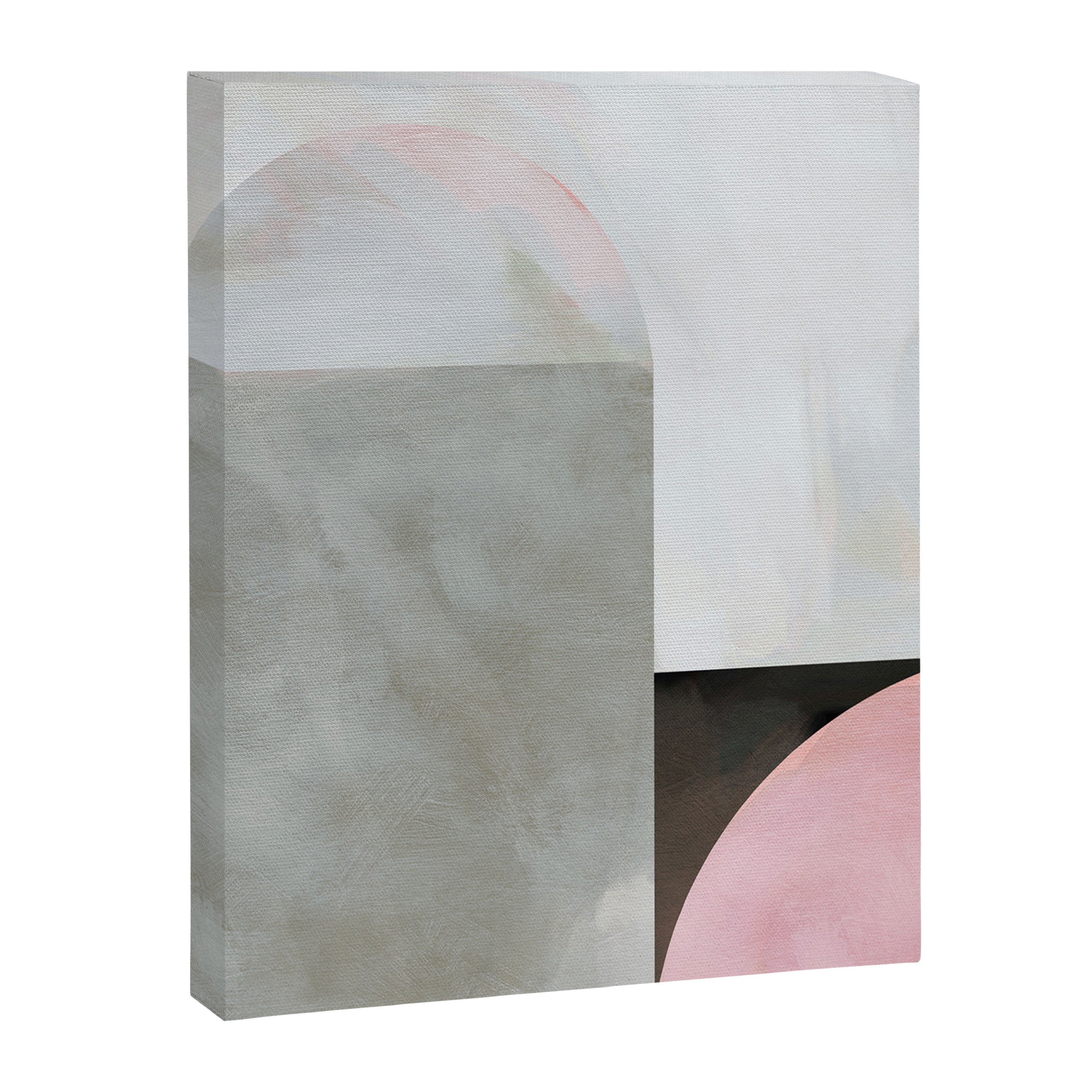 mid century scandi winter painted Canvas Print Gallery Image 6