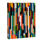 mid century stripes geometry retro Canvas Print Gallery Image 8