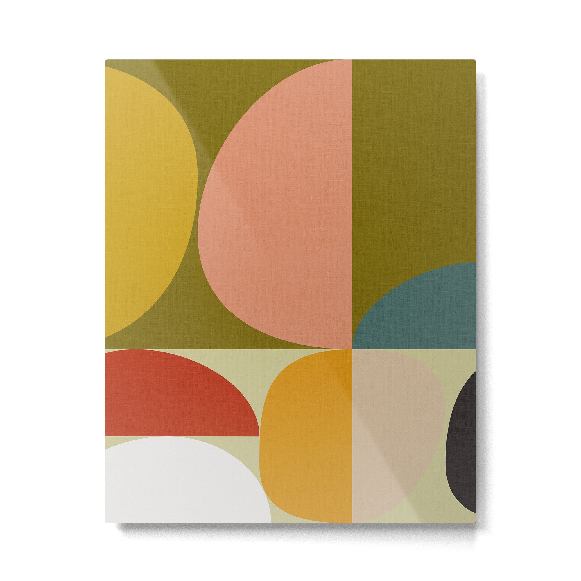 mid mod geometric organic II Metal Print Gallery Image 6