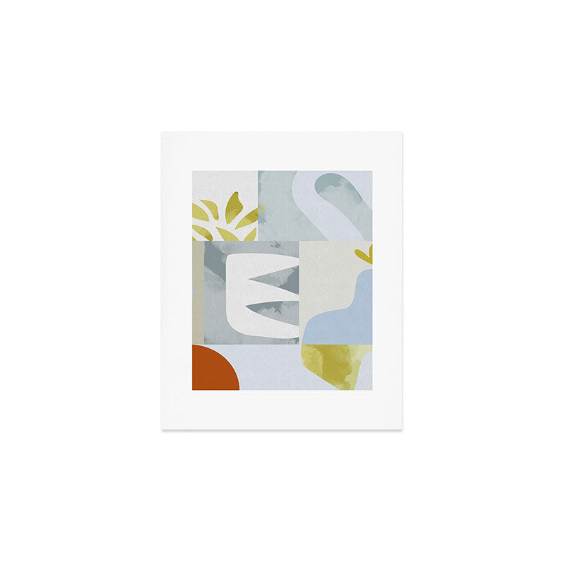 mid mod pastel 2 Art Print Gallery Image 1