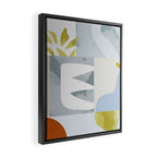 mid mod pastel 2 Framed Canvas Print Gallery Image 2